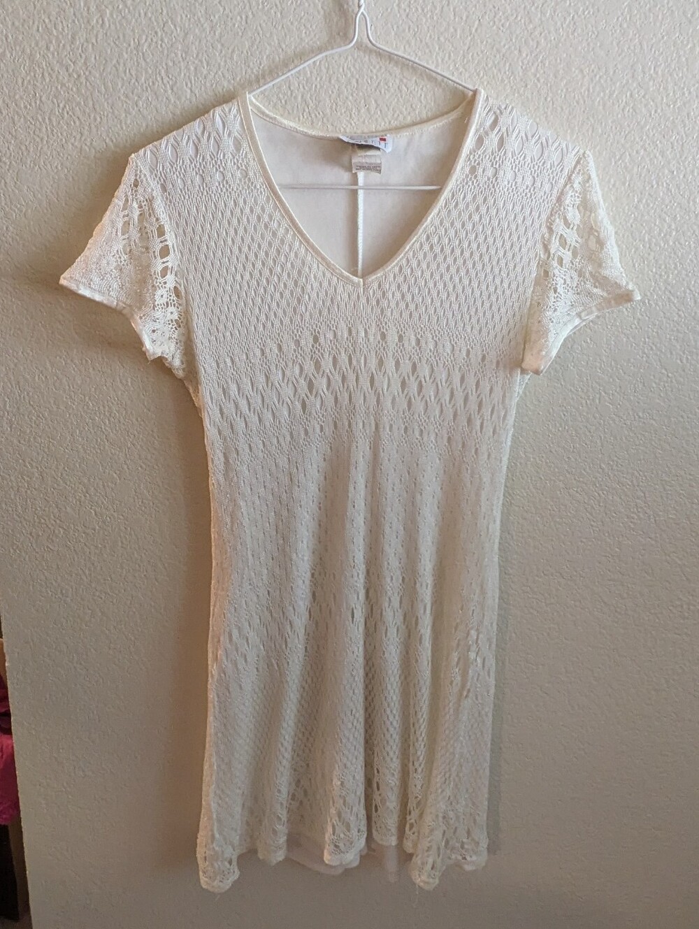 Knit Pattern Mini Dress